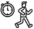 Time walk icon