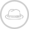 css icono sombrereria