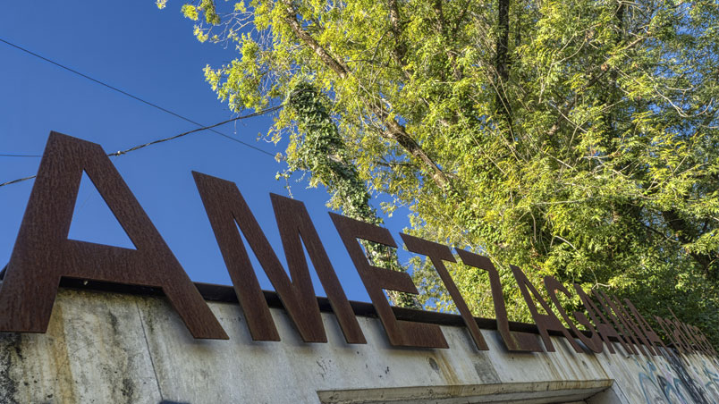 Entrance to Ametzagaina Park