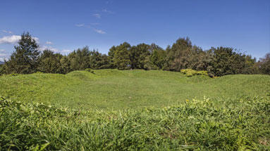 The man-made crater