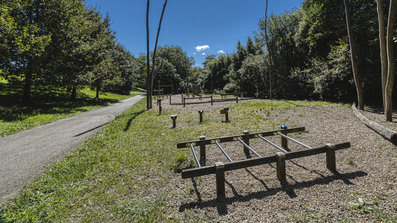 Paseo alrededor del área recreativa