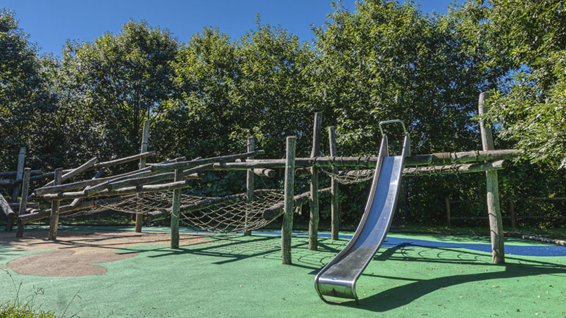 Playground in the recreation area