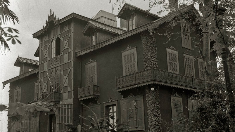 Palacio del Duque de Mandas, construido en 1890, en el parque de Cristina Enea