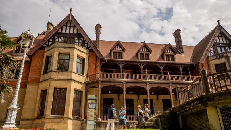 Main entrance to Miramar Palace