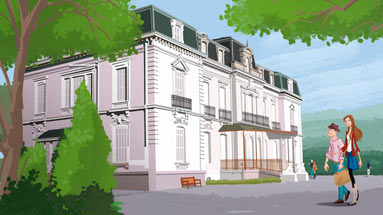 Illustration du palais d’Aiete