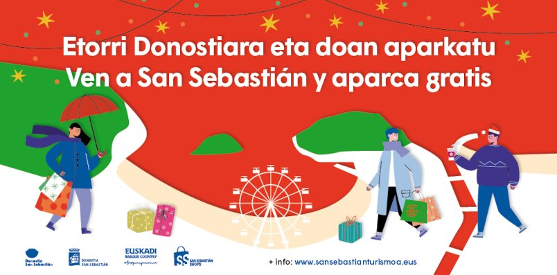 parking illunbe navidad