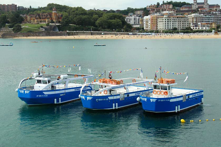 Motors a la isla de Donosti