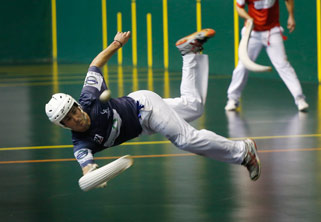 lluvia pelota vasca