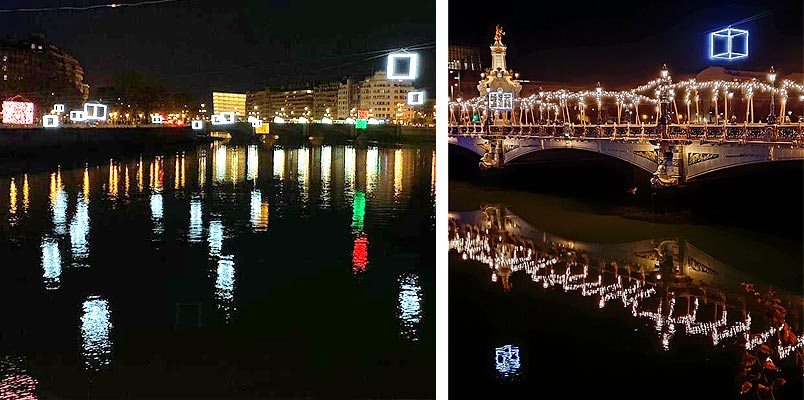 Puente Maria Cristina Iluminado