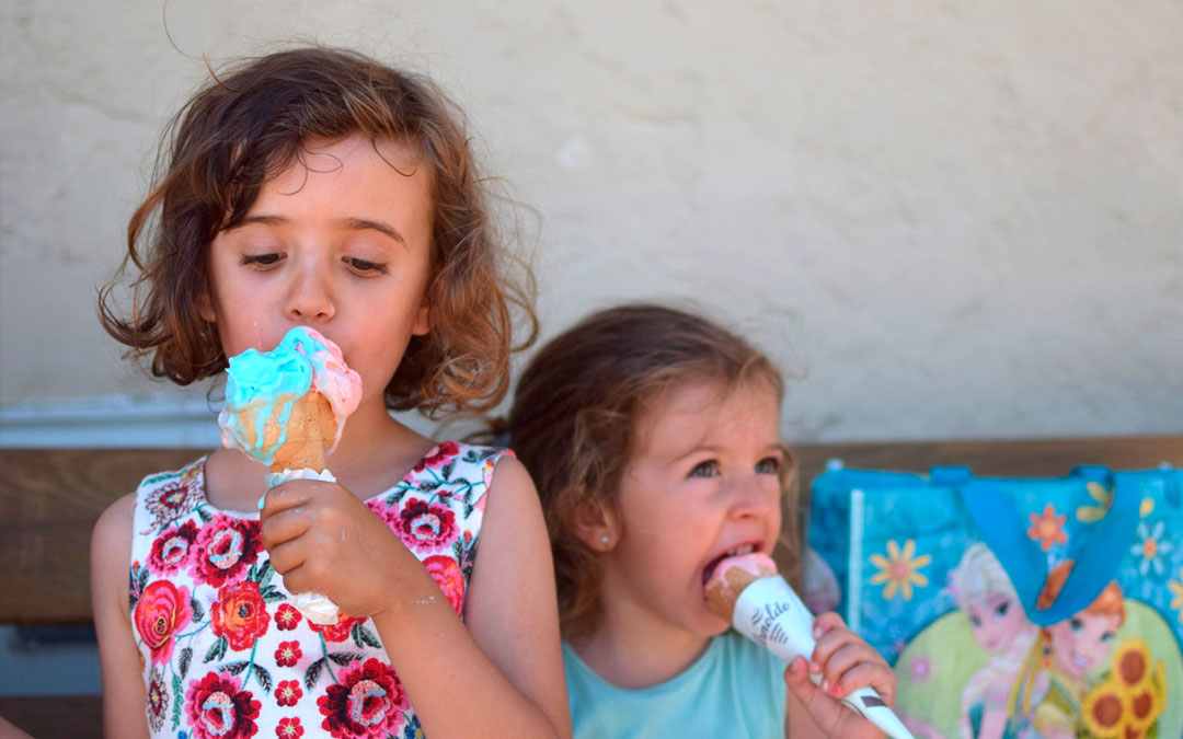 comer un helado en donosti