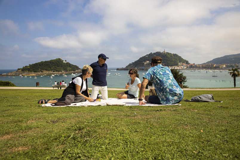 Parques y palacios de Donostia