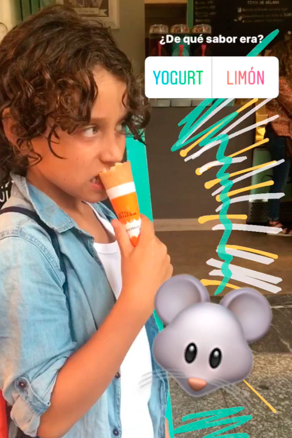 Comiendo un helado en Donostia-San Sebastián