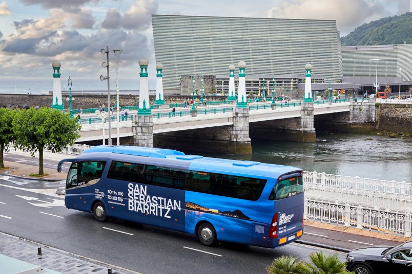 ¿Cómo viajo de Bilbao a Biarritz