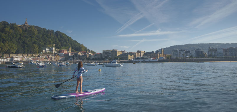 stand up paddle a la baie