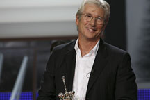 Richard Gere recibe el premio Donosti