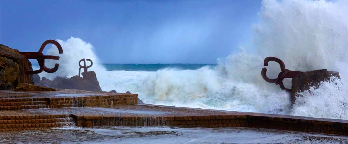 El Peine del Viento una escultura de Eduardo Chillida  San Sebastián  Turismo