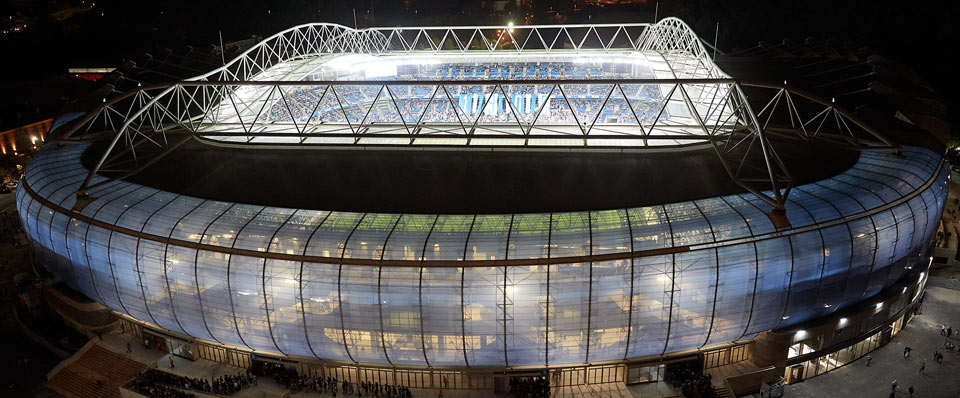 Exterior del estadio de Anoeta